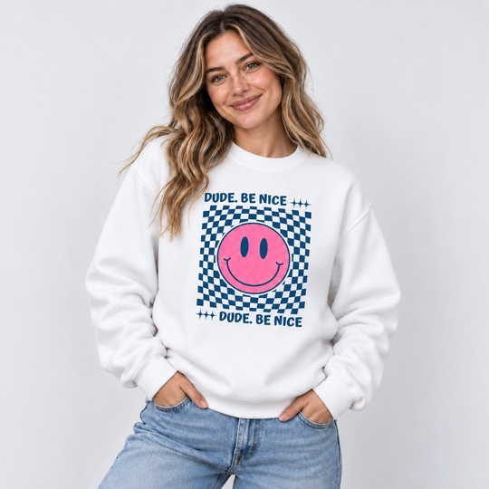 Retro Smiley Crewneck (Unisex)