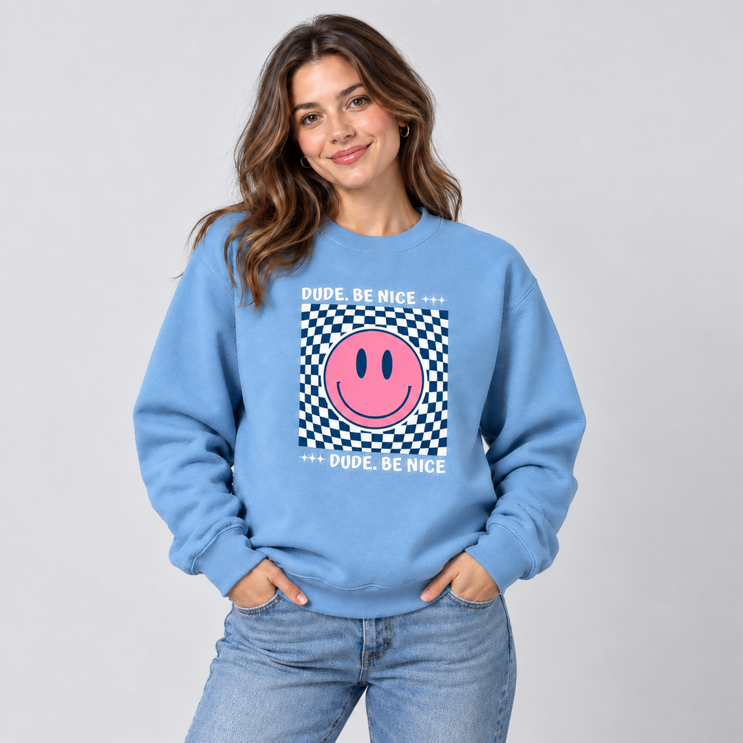 Retro Smiley Crewneck (Unisex)