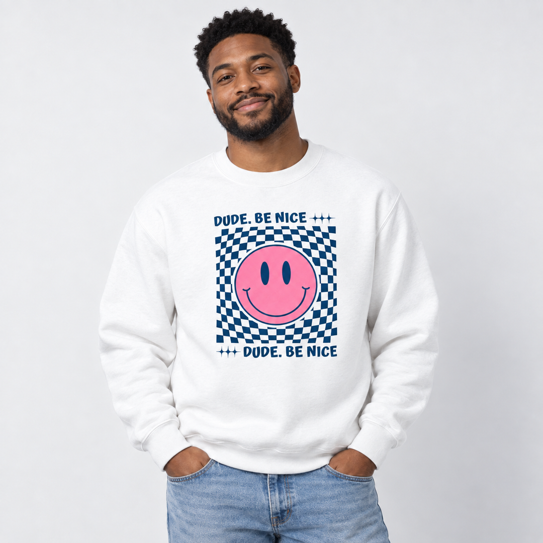 Retro Smiley Crewneck (Unisex)