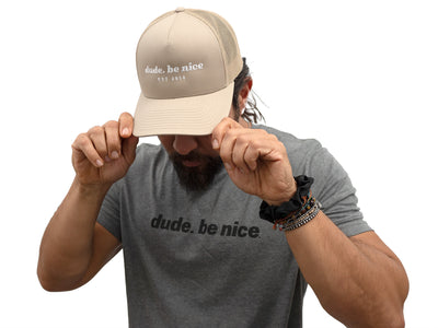 Retro Trucker Hat | DUDE. be nice.