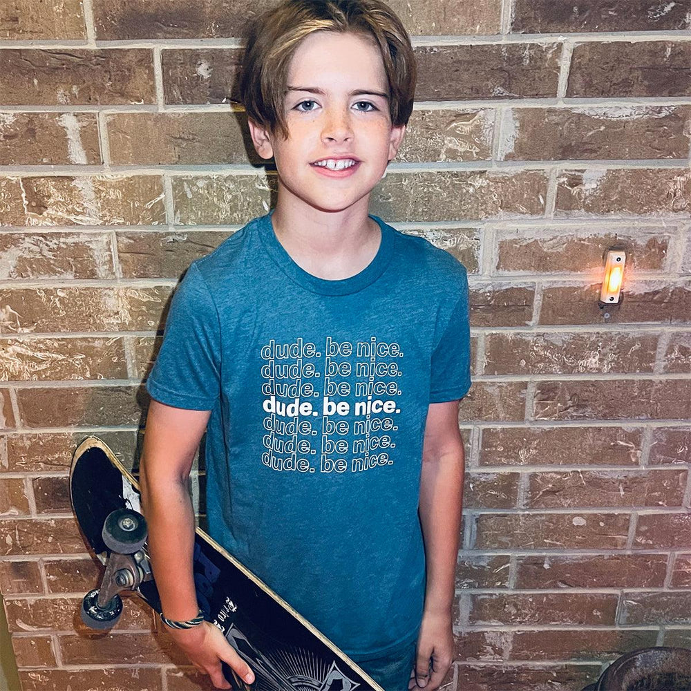 dude. be nice Multiplied Tee (Youth) - Dude. Be Nice